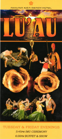 Mauna Kea Beach Hotel Luau