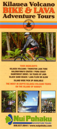 Nui Pohaku Adventure Tours Hawaii Brochure
